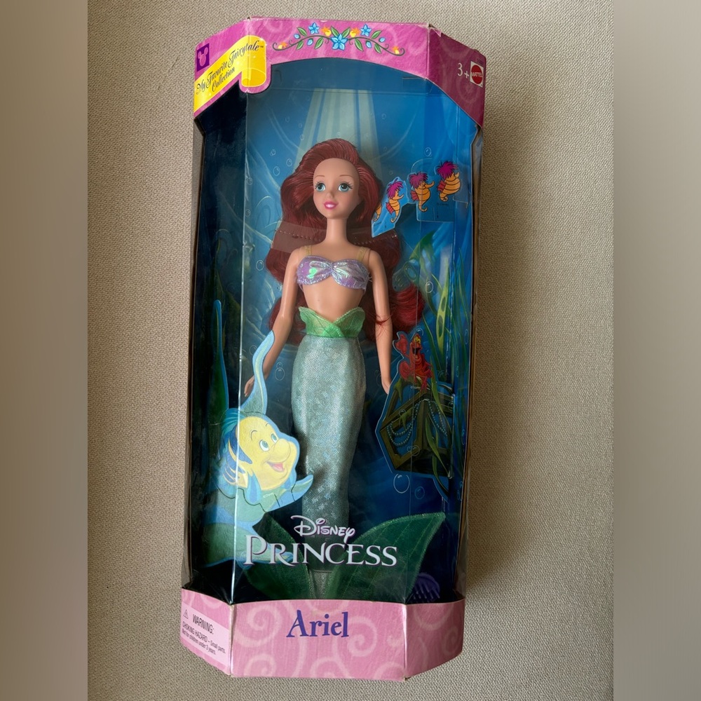 Disney Princess Ariel Barbie Doll 2001 NIB
